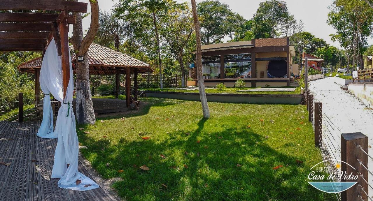 Chales Casa De Vidro Алтер до Чао Екстериор снимка